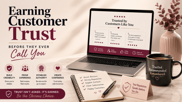 Earning Customer Trust Before They Ever Call You