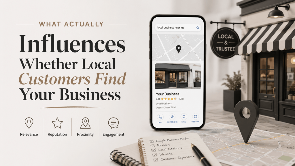 What Actually Influences Whether Local Customers Find Your Business
